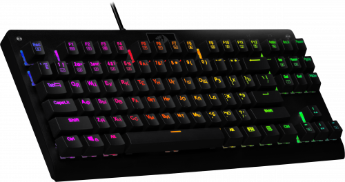 Клавиатура проводная игровая механическая REDRAGON Dark Avenger 2 RU,RGB подсветка,компактная, черная (1/10) (70770) фото 3