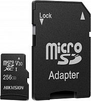 Карта памяти MicroSDXC  256GB  Hikvision Class 10 UHS-I U1  (92/50 Mb/s) + SD адаптер (HS-TF-C1(STD)/256G/ADAPTER)