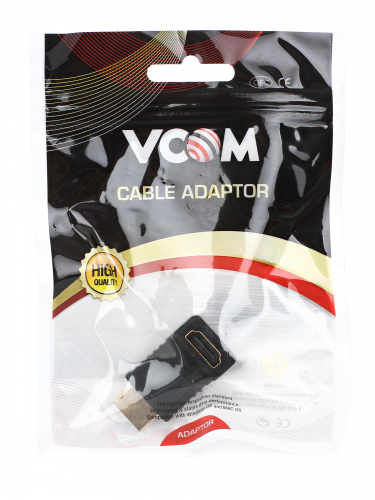 Переходник HDMI (M) <--> HDMI (F) угловой 90° VCOM <CA320> (1/200) фото 3