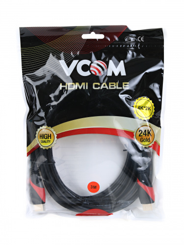 Кабель HDMI 19M/M ver. 2.0, 2 фильтра, 3m VCOM <CG525D-R-3.0> (1/35) фото 3