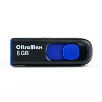 Флеш-накопитель USB  8GB  OltraMax  250  синий (OM-8GB-250-Blue)