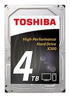 Внутренний HDD  Toshiba 4TB  X300  High-Performance, SATA-III, 7200 RPM, 128 Mb, 3.5'' (HDWE140EZSTA)