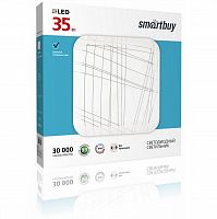 Светильник светодиодный SMARTBUY потолочный 35W Line, 6000К, 2800Лм, 420*420*75мм (SBL-Line-35-W-6K) (1/20)