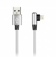 Кабель Smartbuy USB -8pin FLOW 3D L-TYPE белый 2 А, 1 м (ik-512FLL white)