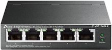 Коммутатор TP-Link TL-SF1005LP 5x100Mb 4PoE 41W неуправляемый (1/12)