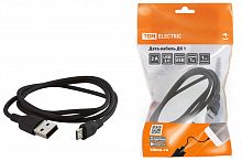 Дата-кабель, ДК 1, USB - micro USB, 1 м, черный, TDM (1/200) (SQ1810-0301)