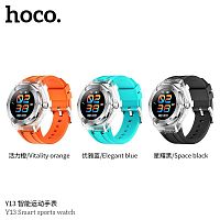 Смарт- часы HOCO Y13, пластик, bluetooth 5.0, 220мАч, цвет: чёрный (1/50)