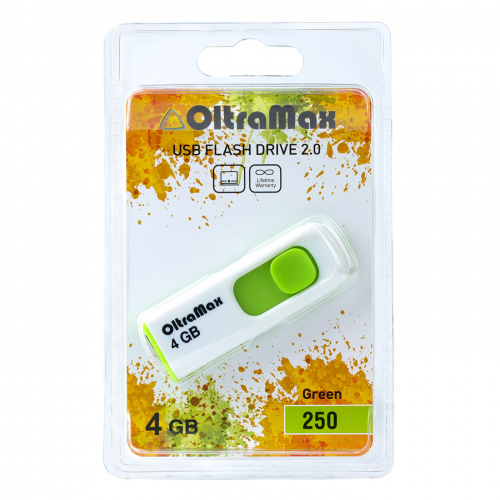 Флеш-накопитель USB  4GB  OltraMax  250  зелёный (OM-4GB-250-Green) фото 4