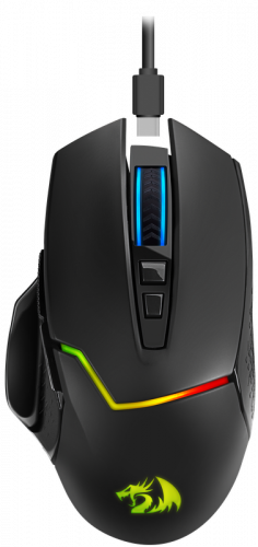 Беспроводная игровая мышь REDRAGON Mirage Pro RGB, 8000 DPI, б.п, черный (1/40) (71432) фото 4