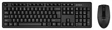 Комплект беспроводной Клавиатура + Мышь A4TECH 3330N, USB Multimedia, клав:черная мышь:черная (1/10)
