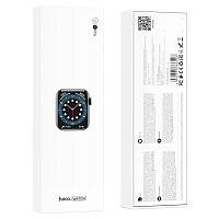 Смарт- часы HOCO Y1pro, TFT 1.75, пластик, bluetooth 5.0, IP68, цвет: чёрный (1/50) (6931474766106)