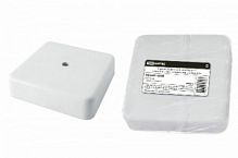 Коробка распаячная КР 100х100х29 ОП белая, IP40, с клем. колодкой, инд. штрихкод TDM (SQ1401-0908)