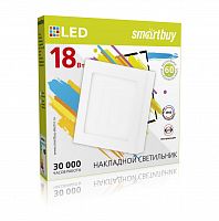 Светильник светодиодный SMARTBUY накладной Square SDL -18w/4000K/IP20 (SBL-SqSDL-18-4K)