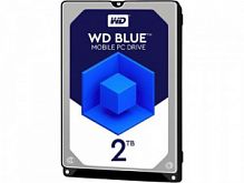 Внутренний HDD  WD  2TB, SATA-III, 5400 RPM,  128 Mb, 2.5'', Mobile, синий (WD20SPZX)