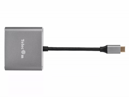 USB-концентратор USB3.1 TypeCm -->HDMI+USB3.0 +PD 100WT charging 4K@30Hz, Telecom<TUC010T> (1/300) фото 3