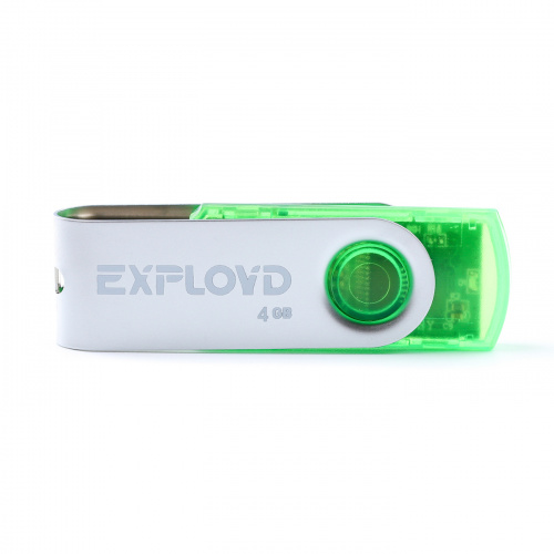 Флеш-накопитель USB  4GB  Exployd  530  зелёный (EX004GB530-G) фото 4