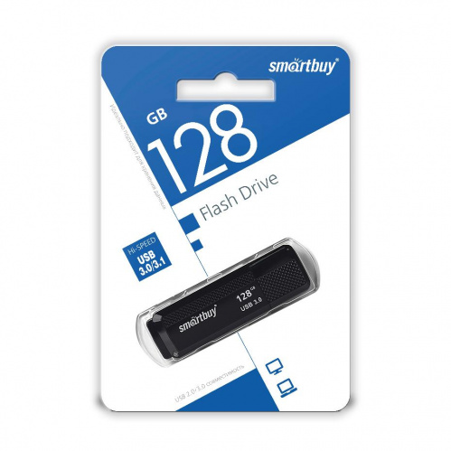 Флеш-накопитель USB 3.0  128GB  Smart Buy  Dock  чёрный (SB128GBDK-K3)