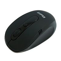 Беспроводная мышь DIALOG Pointer MROP-03U, USB, RF 2.4G, 3 кн., + колесо прокрутки, черный (1/40)