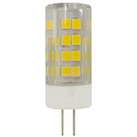 Лампа светодиодная ЭРА STD LED JC-7W-220V-CER-840-G4 G4 7Вт керамика капсула нейтральный белый свет (1/500) (Б0027860)