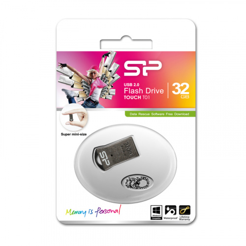 Флеш-накопитель USB  32GB  Silicon Power  Touch T01  чёрный (SP032GBUF2T01V1K) фото 9