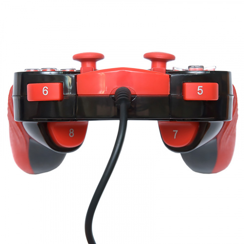 Проводной геймпад DIALOG Action GP-A15, 12 кн., вибрация, USB, черный/красный (1/4/60) фото 2