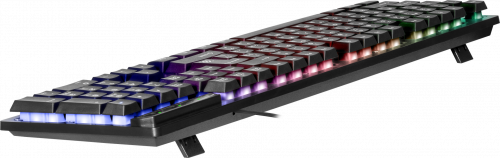 Клавиатура проводная игровая DEFENDER Arx GK-196L RU, радужная подсветка, черная (1/10) (45196) фото 4