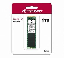 Внутренний SSD  Transcend 1TB  MTE110S, PCIe 3.0 x4, R/W - 1500/1800 MB/s, (M.2), 2280, 3D TLC NAND (TS1TMTE110S)