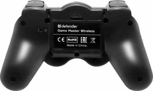 Беспроводной геймпад DEFENDER Game Master Wireless, 2 дж, 10 кн, USB, черный (1/20) (64257) фото 10