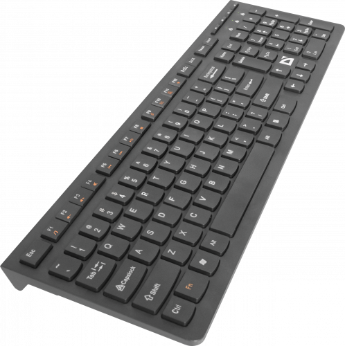 Комплект беспроводной Клавиатура + Мышь DEFENDER C-775 Columbia, USB, черная (1/20) (45775) фото 11