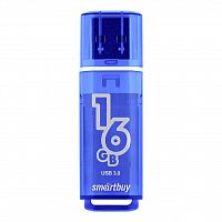 Флеш-накопитель USB 3.0  16GB  Smart Buy  Glossy  темно синий (SB16GBGS-DB)
