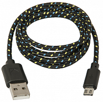 Кабель DEFENDER USB08-03T USB2.0, AM-MicroBM, 1м (1/50/400) (87474)