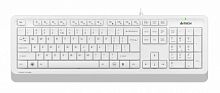 Клавиатура проводная A4TECH Fstyler FK10 USB Multimedia, белая/серая  (1/20) (FK10 WHITE)