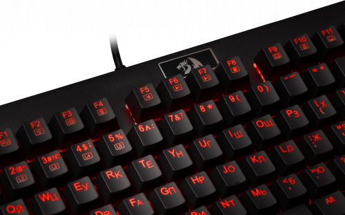 Клавиатура проводная игровая механическая REDRAGON Dark Avenger 2 RU,RGB подсветка,компактная, черная (1/10) (70770) фото 8
