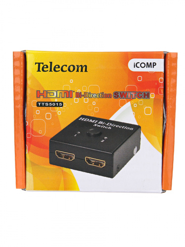 Разветвитель HDMI 2-->1, переключатель HDMI 1-->2, двунаправленный , Telecom <TTS5015>  (1/200) фото 3