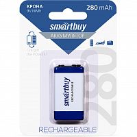 Аккумулятор NiMh Smartbuy 9V /1BL 280 mAh (1/25/200)  (SBBR-9V-1B280)