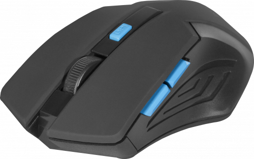 Беспроводная мышь DEFENDER Accura MM-275, 6 кнопок, 800-1600 dpi, USB, синий(140) (52275) фото 6