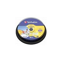Диск VERBATIM mini DVD+RW 1.4 GB (2х) CB-10 Print (100) (43641)