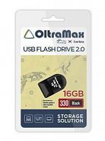 Флеш-накопитель USB  16GB  OltraMax  330  чёрный (OM-16GB-330-Black)