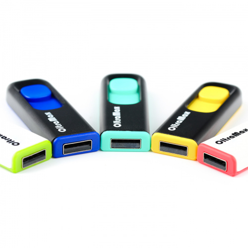 Флеш-накопитель USB  32GB  OltraMax  250  синий (OM-32GB-250-Blue) фото 3