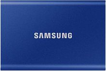 Внешний SSD  Samsung  1 TB  T7 Portable, синий, 1.8", USB Type-C, USB 3.1 (MU-PC1T0H/WW)