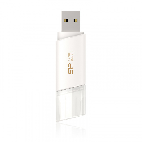 Флеш-накопитель USB 3.0  16GB  Silicon Power  Blaze B06  белый (SP016GBUF3B06V1W) фото 3