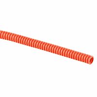 Труба гофрированная ПНД с зондом d 25мм (оранжевый) легкая 75м (10) ЭРА (Б0051805)