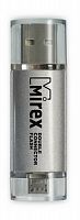 Флеш-накопитель USB  8GB  Mirex  SMART  серебро  OTG  (ecopack) (13600-DCFSSM08)