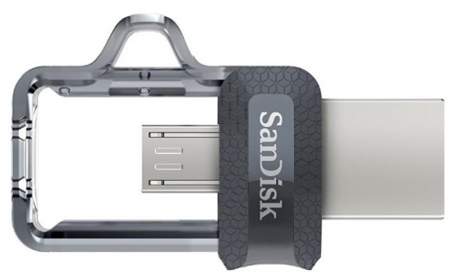 Флеш-накопитель USB 3.0  32GB  SanDisk  Ultra Android Dual Drive  OTG  чёрный (SDDD3-032G-G46) фото 7