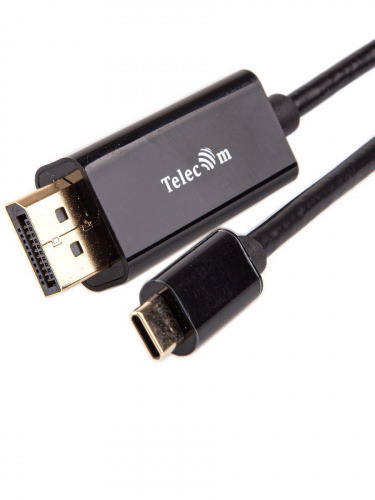 Кабель-адаптер USB3.1 Type-Cm --> DP(m) 4K@60Hz, 1.8m, Telecom <TCC010-1.8M> (1/200) фото 3