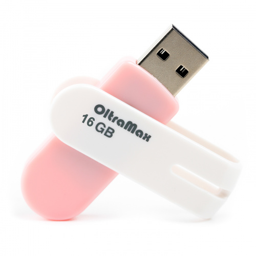 Флеш-накопитель USB  16GB  OltraMax  220  розовый (OM-16GB-220-Pink) фото 3