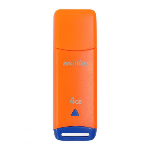 Флеш-накопитель USB  4GB  Smart Buy  Easy   оранжевый (SB004GBEO)