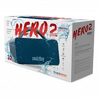 Компактная портативная колонка Smartbuy HERO 2, 32Вт, Bluetooth, MP3, FM-радио, синяя (арт.SBS-5620) (1/8)