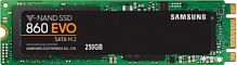 Внутренний SSD  Samsung   250GB  860 Evo, SATA-III, R/W -550/520 MB/s, (M.2),2280, Samsung MJX, V-NAND, MLC (MZ-N6E250BW)