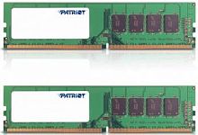 яПамять  8GB  Patriot, DDR4, DIMM-288, 2133 MHz, 17000 MB/s, CL15, 1.2 В (2х4Gb) (PSD48G2133K)